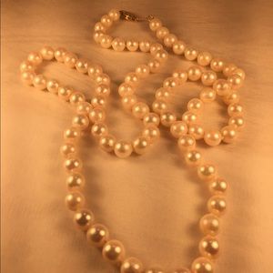 *Genuine Strand of Cultured Pearls with 14K Clasp